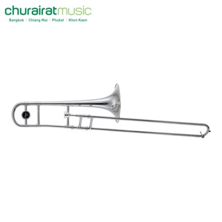 Trombone (Bb Tenor) Custom TB-10 Nickel ทรอมโบน by Churairat Music