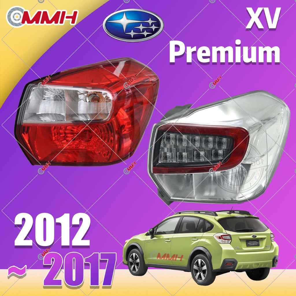 Subaru XV 2012-2017 เสื้อ​ไฟท้าย ไฟท้าย​แต่ง ไฟท้ายไฟเบรค​ ไฟเลี้ยว Taillamp Taillight ไฟท้าย​ พร้อม