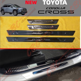 Toyota corolla cross 2020-2023 ระแนงประตู  ฝาครอบป้องกัน  สติ๊กเกอร์รถ  สติ๊กเกอร์ซิ่ง  สติ๊กเกอร์โลโก้ สติ๊กเกอร์ติดรถยนต์ สติ๊กเกอร์แต่งซิ่ง