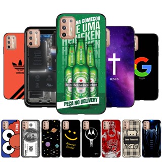 เคสโทรศัพท์มือถือ ซิลิโคนนิ่ม Tpu สีดํา สําหรับ Motorola Moto G9 Plus MotoG9Plus