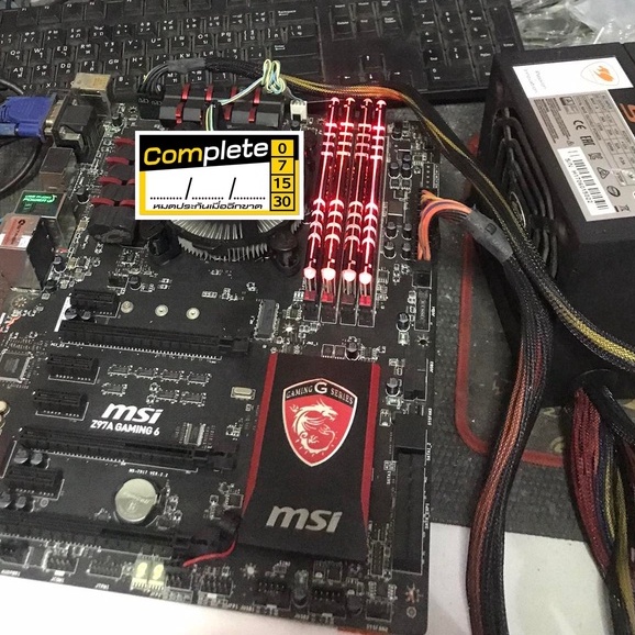 RAM(แรมพีซี/PC)/AVEXIR/DDR3-4+4+4+4=16GB/Bus1600/RED(ไฟสีแดง)