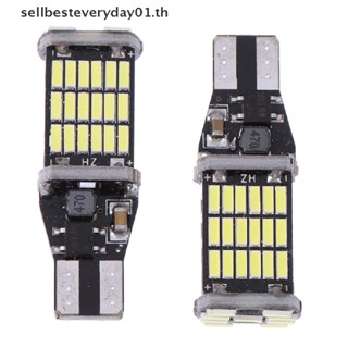 อุปกรณ์เสริมมอเตอร์ และหลอดไฟถอยหลังรถยนต์ Canbus T16 T15 921 W16W LED 2 ชิ้น
 .