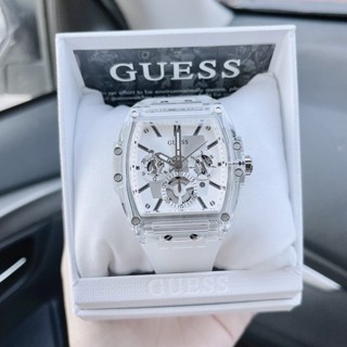 ⌚นาฬิกา GUESS WATCH Unisex ใส่ได้ทั้งชายหญิง พร้อมส่งสินค้าเป็นของแท้100% นำเข้าจากอเมริกา 💮สายซิลิโคนสีขาวใส