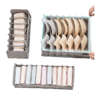 Underwear Organizer Storage Box Socks Bra Underpants Foldable Divider Drawer Closet Organizer Household Clothes Storage