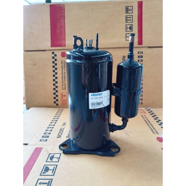 คอมถอด ยี่ห้อ highly รุ่น sd150rv ขนาด 9,000 btu น้ำยา R22  ยังไม่เคยผ่านการใช้งาน