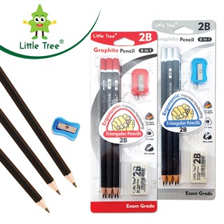 Little Tree ชุดดินสอ 2B 6 แท่ง (PENCIL) แพ็ค 24 กล่อง