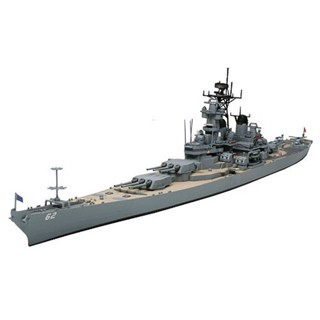 [ชุดโมเดลสเกลประกอบเอง] TAMIYA 31614 1/700 U.S. Navy Battleship BB-62 New Jersey โมเดลทามิย่าแท้ model