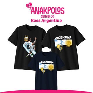 เสื้อยืด ผ้าฝ้าย พิมพ์ลาย Road To Final World Cup ARGENTINA Series 30s Sianak&lt;Unk&gt;