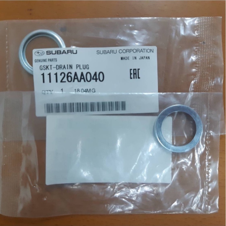 11126AA040    แหวนรองน๊อตตัวถ่ายน้ำมันเกียร์ OUTBACK ,WRX '' My13