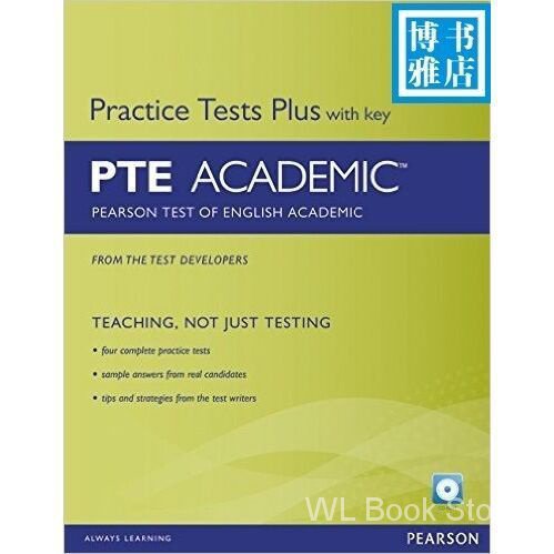 PTE教材Pearson Test of English Academic Practice Tests Plus