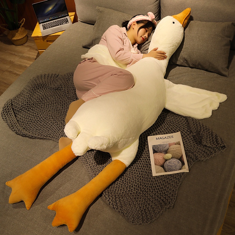 Dreamcradle หมอนตุ๊กตานุ่ม รูปห่านน่ารัก ขนาดใหญ่ สีขาว ใส่สบาย