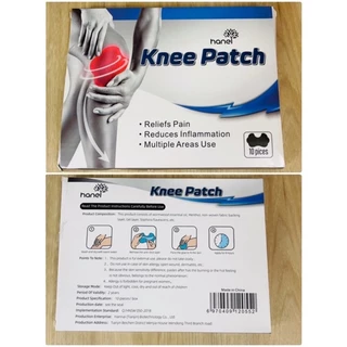 *พร้อมส่ง* Knee Patch กล่อง 10 ชิ้น แผ่นแปะเข่า แผ่นแปะหัวเข่าลดปวดอักเสบคลายกล้ามเนื้อ สูตรเย็น ราคาถูก ราคา ต่อกล่อง