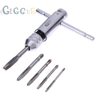 ⭐ Fast delivery ⭐Ratchet Tap Machine Metric Ratchet T-Handle Tap Wrench 5pcs Useful Hot