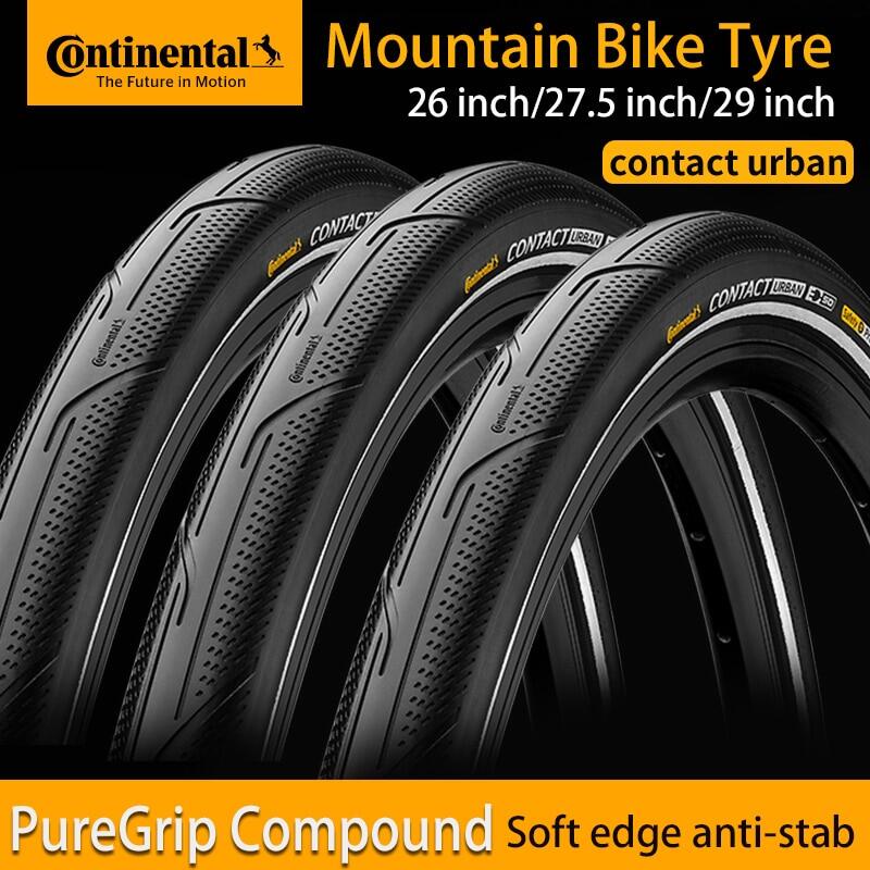 Continental Contact Urban MTB จักรยานยาง 26/27.5/29 นิ้ว 2.0/2.2 จักรยานลวดเหล็กยาง 180TPI พร้อมแถบสะท้อนแสง
