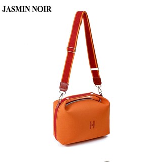 Jasmin NOIR กระเป๋าสะพายไหล่ ผ้าแคนวาส แฟชั่นเรียบง่าย สําหรับสตรี