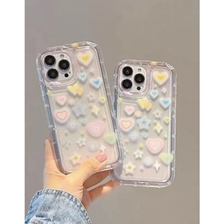 เคสไอโฟนใสออร่าฟรุ้งฟริ้งละมุน i7-14promax (Case iphone) เคสมือถือ เคสวิ้งๆ เคสใสสกีน เคสใส เคสหัวใจ เคสมินิมอล เคสขายดี