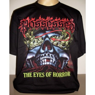 Lyzh Possessed The Eyes Of Horror เสื้อยืดวง Death Metal ใหม่!