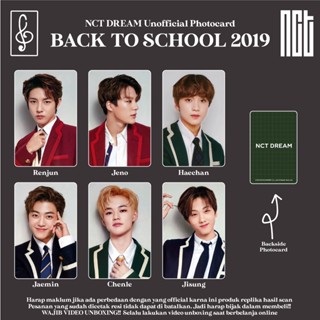 Nct DREAM Replica] กระเป๋าเป้สะพายหลัง สําหรับใส่บัตรภาพถ่าย 2019