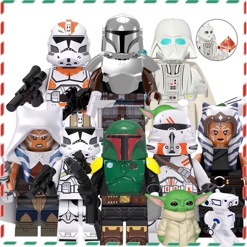 โมเดลบล็อกตัวต่อ รูป Star Wars ขนาดเล็ก ของเล่นสําหรับเด็ก