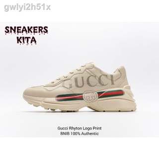 ○G Authentic Rhyton Logo Printing Sneakers