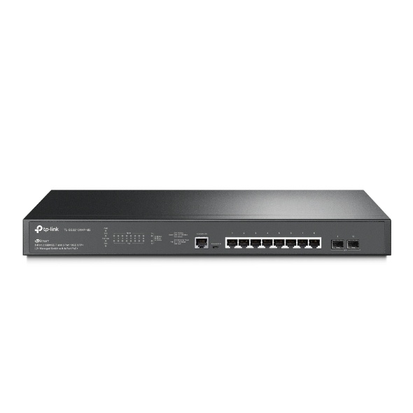 TL-SG3210XHP-M2 JetStream 8-Port 2.5GBASE-T and 2-Port 10GE SFP+ L2+ Managed Switch with 8-Port PoE+