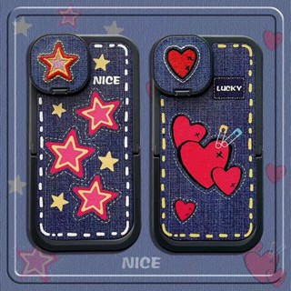 🎁ส่งของขวัญ🎁เคสไอโฟน 14 Pro Max 13 12 11 เคส for เคสไอโฟน11 รูปหัวใจ พกง่ายๆ การป้องกันการตก X XR XSMAX Case