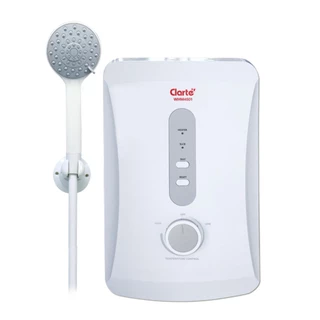 Clarte'เครื่องทำน้ำอุ่น4,500 วัตต์พร้อมชุดฝักบัวใหญ่ครบชุด รุ่นWHM4501