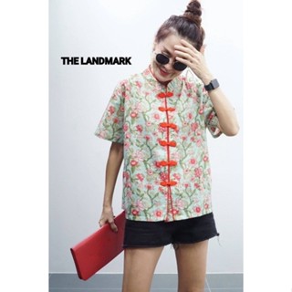 ❌สอบถามก่อนสั่งซื้อ❌ Floral Chinese Blouse(จีน)เสื้อกี้เพ้า