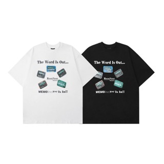 spaceboy เสื้อยืด oversize “ The word is out... ” Oversize T-Shirt [2238]