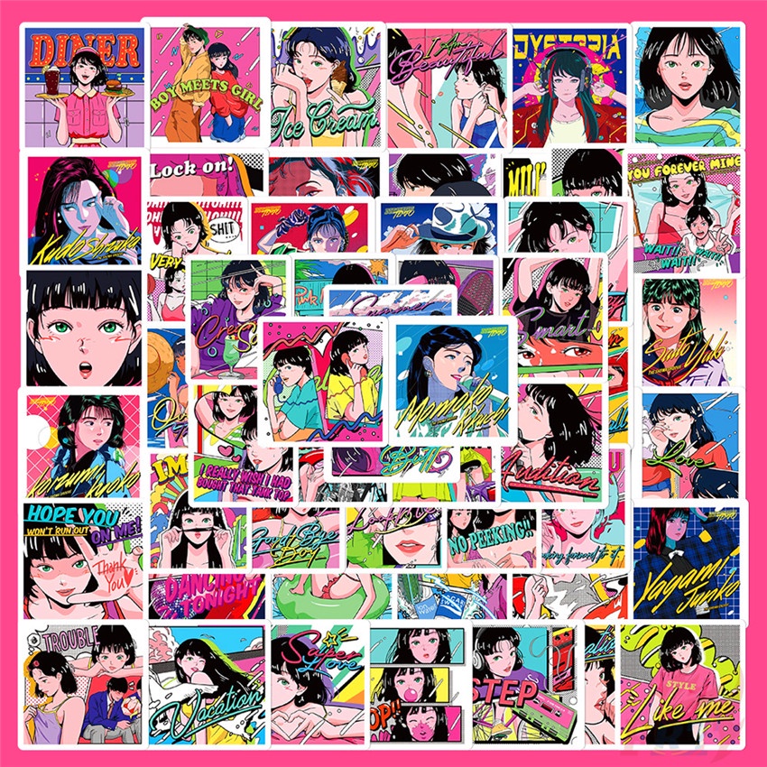 ❉ สติกเกอร์ ลายแมวตลก รุ่น 01 ❉ สติกเกอร์แฟชั่น กันน้ํา DIY 50 ชิ้น/เซต