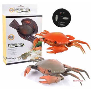 Innovation Crab ปูบังคับรีโมทไร้สาย ของเล่นสัตว์เดินได้ บังคับได้ สินค้ารุ่นใหม่ วางขายในห้างฯ สีสันสุดเท่ห์มากๆ