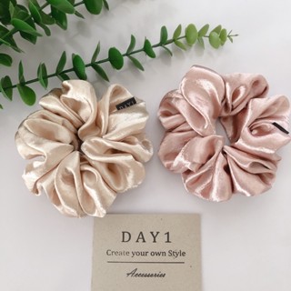 DAY 1 scrunchies โดนัทมัดผม ยางรัดผม