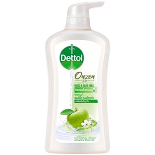 LeeMart เจลอาบน้ำ เดทตอล Dettol 450ML สบู่เหลว ชำระผิวกาย เดตตอล ออนเซ็น ริงโก้ อโรเวร่า ขนาด 450 มล.