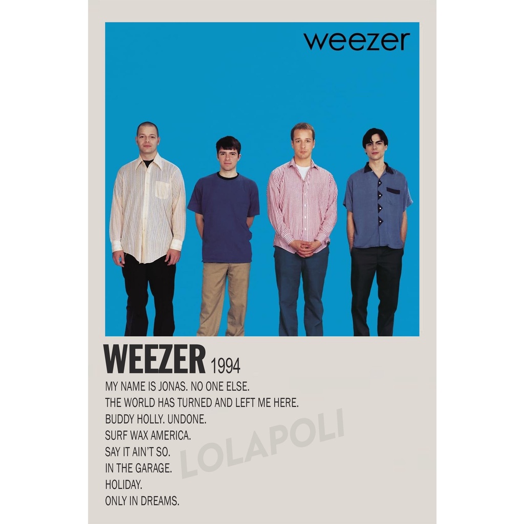 โปสเตอร์ปกอัลบั้ม Weezer