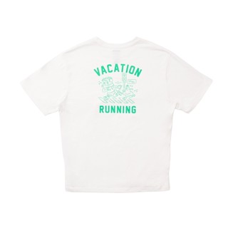 The Neverending Vacation Oversized T-Shirt - สีขาว