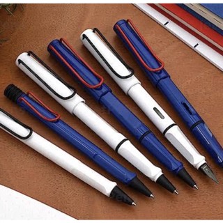 สินค้าพร้อมส่ง LAMY Safari Special Edition "Nostalgia Series" 2022(ขาวคลิปดำ , น้ำเงินคลิปแดง)