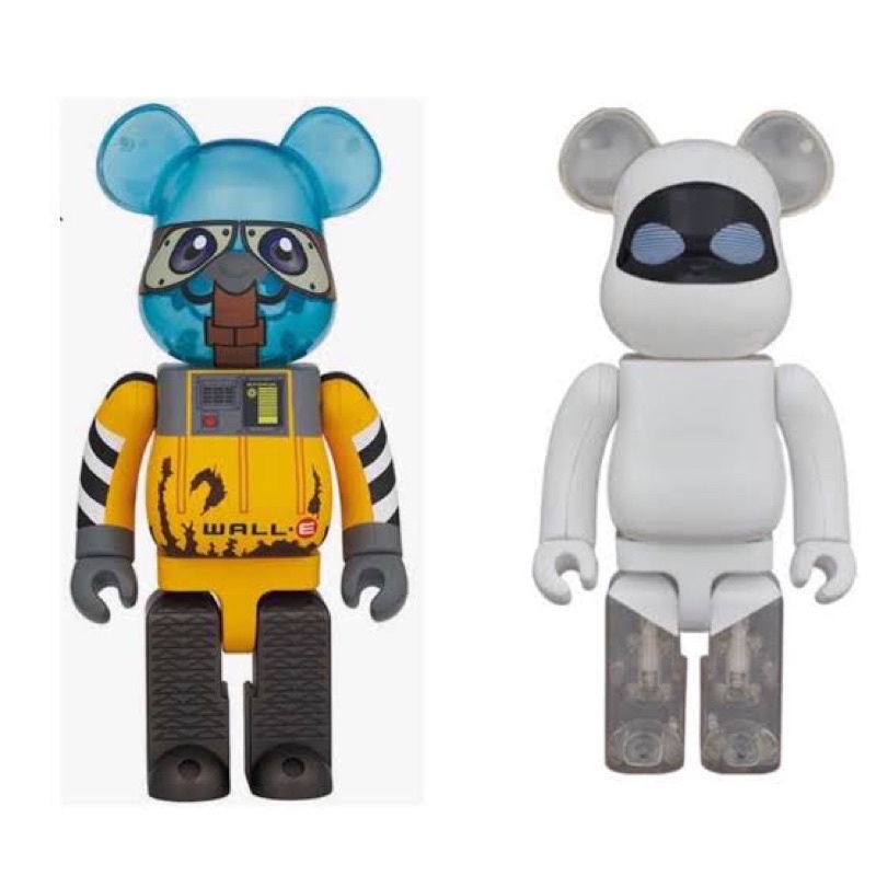 Bearbrick eve & wall E