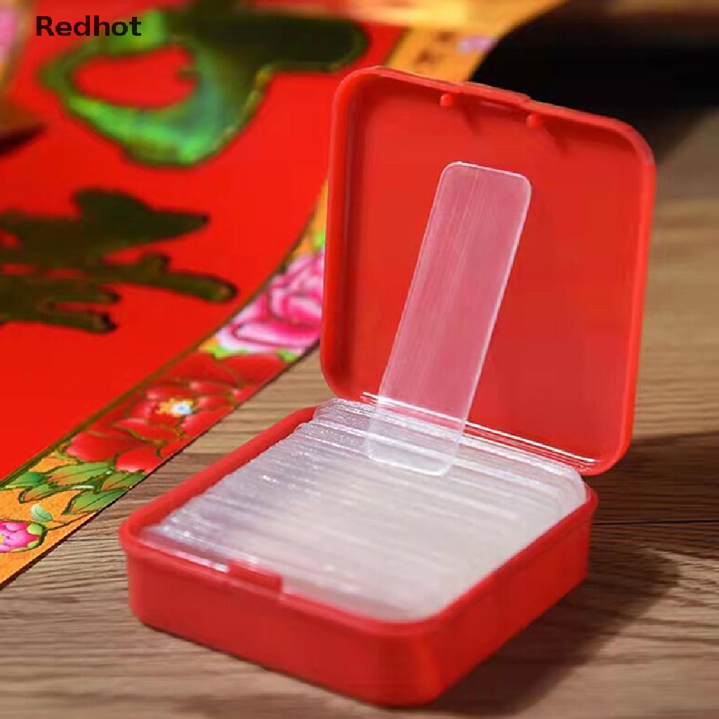 <Redhot> เทปกาวนาโนสองหน้า กันน้ํา ไม่ทิ้งรอย ล้างทําความสะอาดได้ สองหน้า แข็งแรง เทปกาวในตัว จัดเก็บง่าย ลดราคา