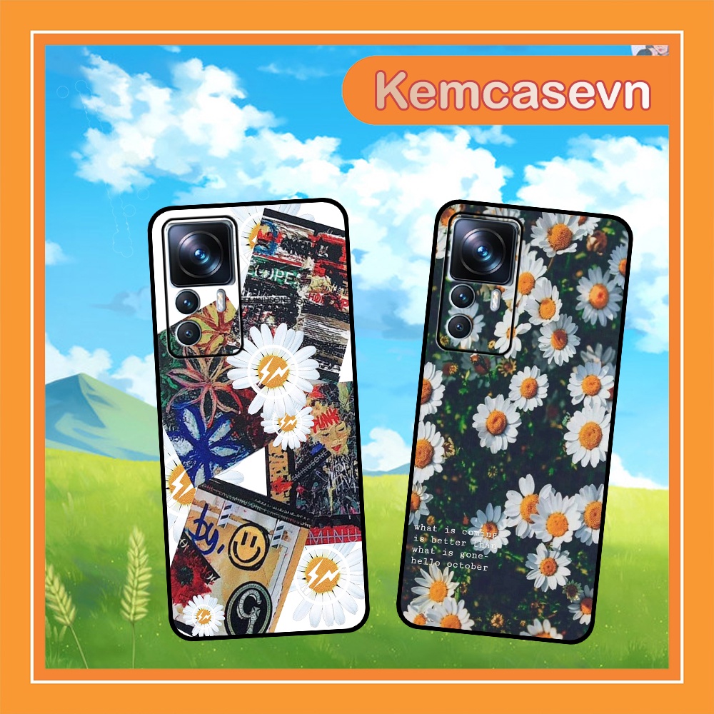 เคส Xiaomi 12T - 12T PRO พร้อมดอกเบญจมาศพิมพ์ลาย.4)