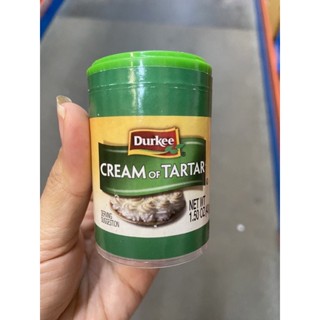 Durkee Cream Of Tartar 43 G. ครีมออฟทาร์ทาร์ ( วัตถุเจือปนอาหาร ) ( ตรา เดอร์กี้ )