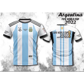 เสื้อพิมพ์ลาย ยอดฮิต  ลาย อาเจนติน่า 2022  ARGENTINA