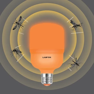 [ของแท้] LAMPTAN หลอดไฟไล่ยุงกำลังวัตต์สูง LED High Watt T-Bulb Anti-Mosquito ขั้ว E27