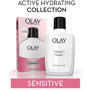 Olay moisturizing lotion sensitive skin, Original 177 ml (6 oz) usa โอเลย์ อเมริกา บำรุงผิวดีมาก เนื้อบางเบา บำรุงล้ำลึก