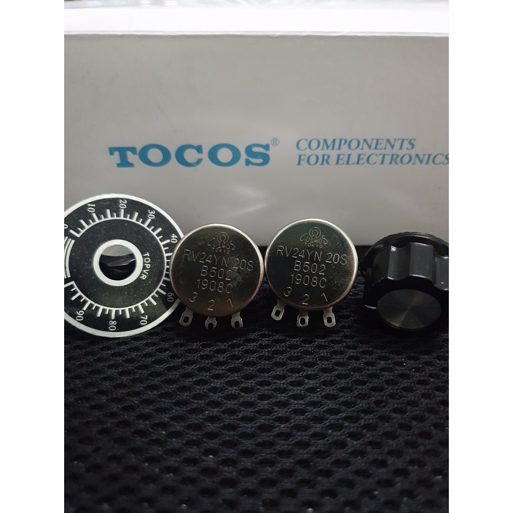 Tocos potentiometer ตัวต้านทานโรตารี tocos potentiometer RV24YN 20S B502