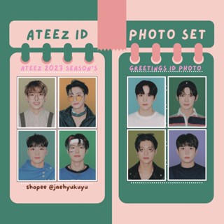 [ใหม่] Ateez ID ชุดหนังสือเดินทาง หนังสือเดินทาง รูปภาพ BABY PIC 2023 Seasons Greetings FANKIT Hanlim Graduation