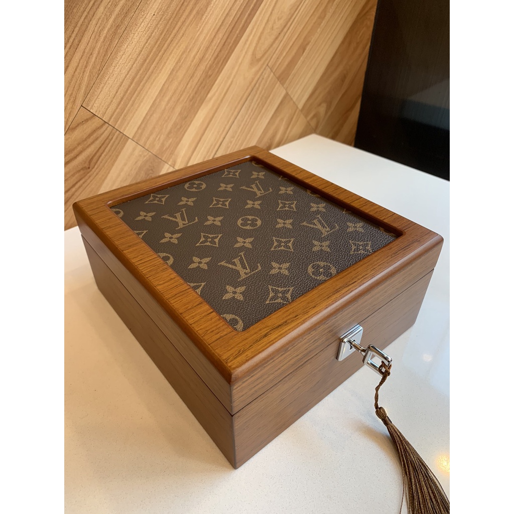 L*V คลาสสิก Retro Series กล่องนาฬิกากล่องเก็บนาฬิกา High-End Storage เฟอร์นิเจอร์ 3 ขนาดเสริมกล่องของขวัญบรรจุภัณฑ์