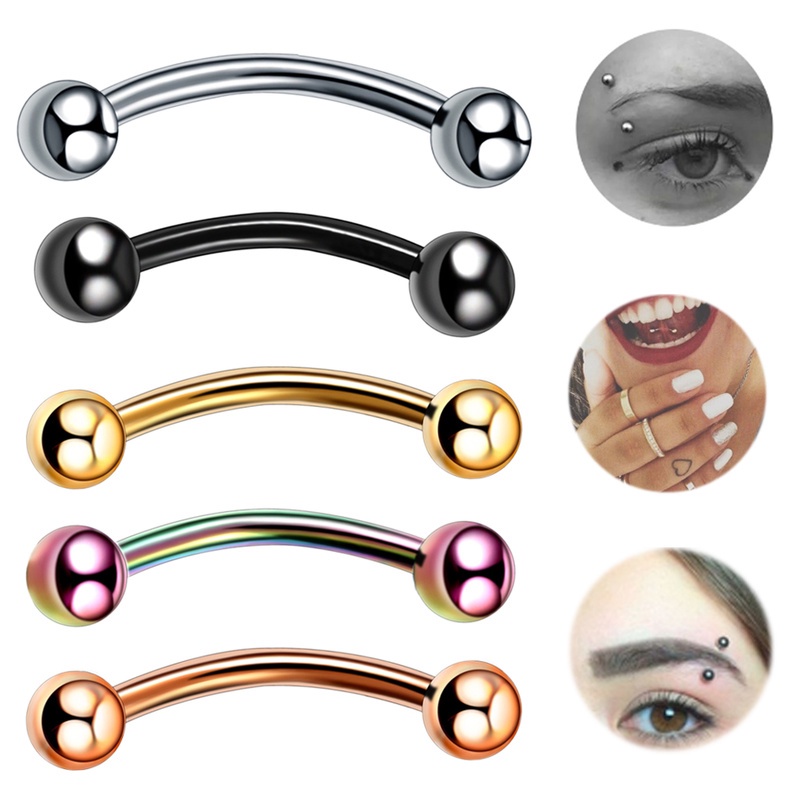 2PCS โลหะ Horseshoe แหวนจมูกปลอม C คลิป BCR Septum Lip สแตนเลสเจาะ Falso แหวนจมูก Hoop สําหรับผู้หญิงผู้ชาย