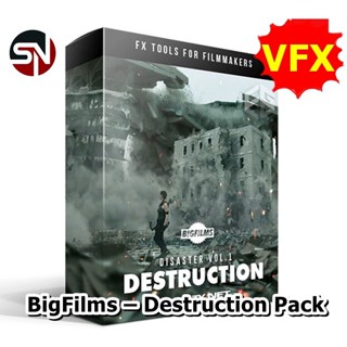 BigFilms – Destruction Pack  ชุดแพ็คเกจ VFX สำหรับโปรแกรม Premiere Pro , After Effects และอื่นๆ