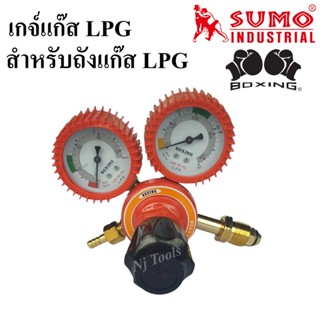 เกจ์แก๊ส LPG Boxing เกจแก๊ส เกจ์ปรับแรงดันแก๊สLPG สำหรับถังแก๊สLPG เกย์แก๊สLPG