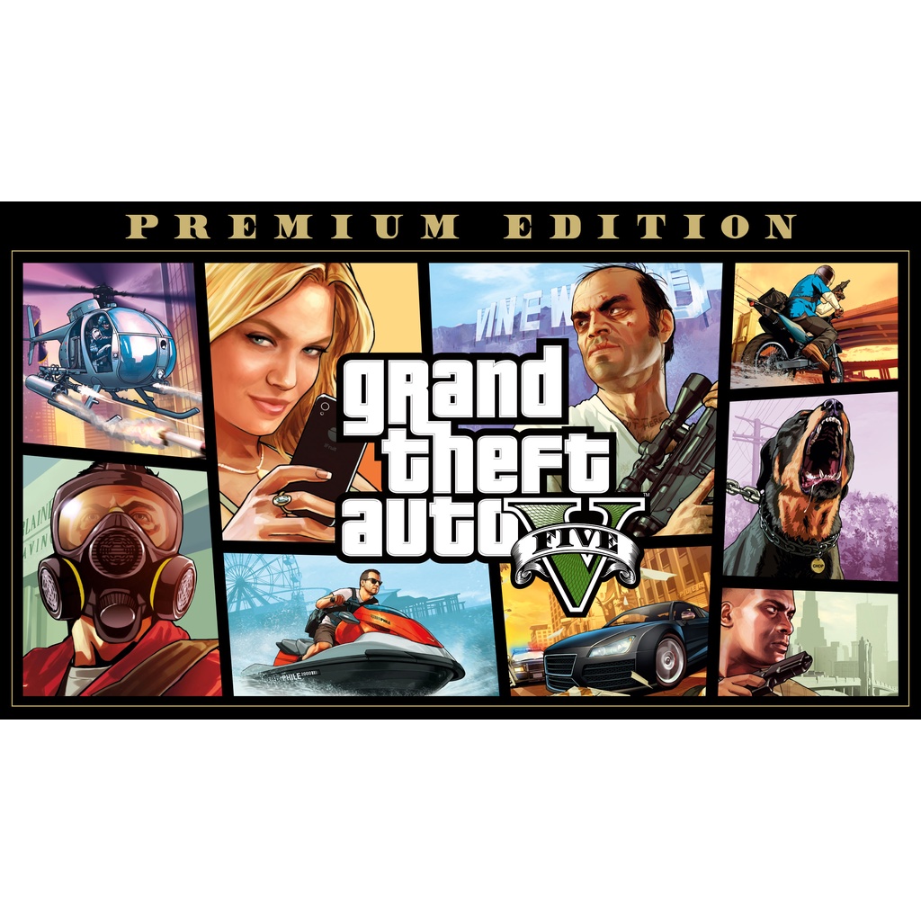 GTA 5 / GTA V / GRAND THEFT AUTO 5 / V  เกมส์คอมพิวเตอสำหรับ PC
